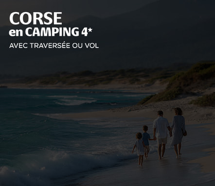Camping Sagone 4*  avec traversée ou vols