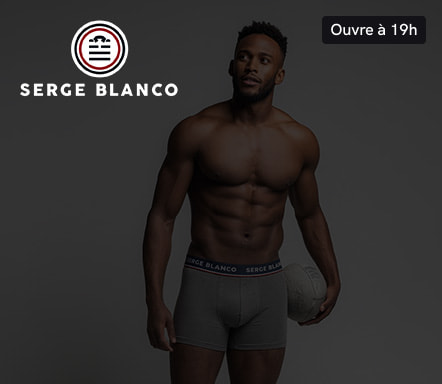 Serge Blanco et Pierre Cardin