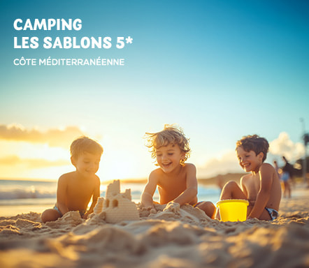 Camping Les Sablons 5* - Côte Méditerranéenne 