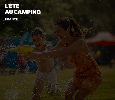 L'été au camping- en France