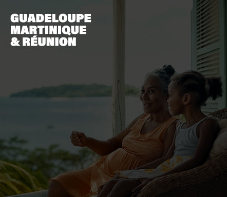 Martinique, Guadeloupe & Réunion
