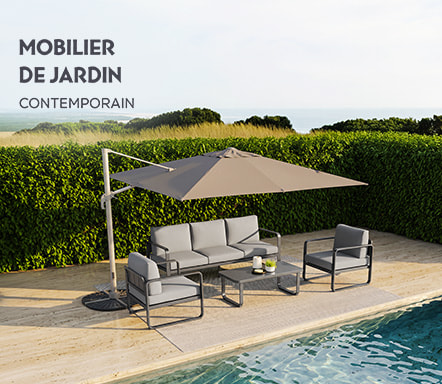 Mobilier de jardin contemporain