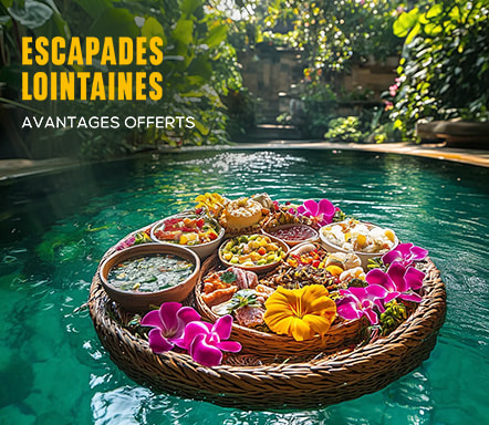 Escapades lointaines avec avantages offerts