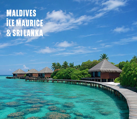 Maldives, Île Maurice & Sri Lanka