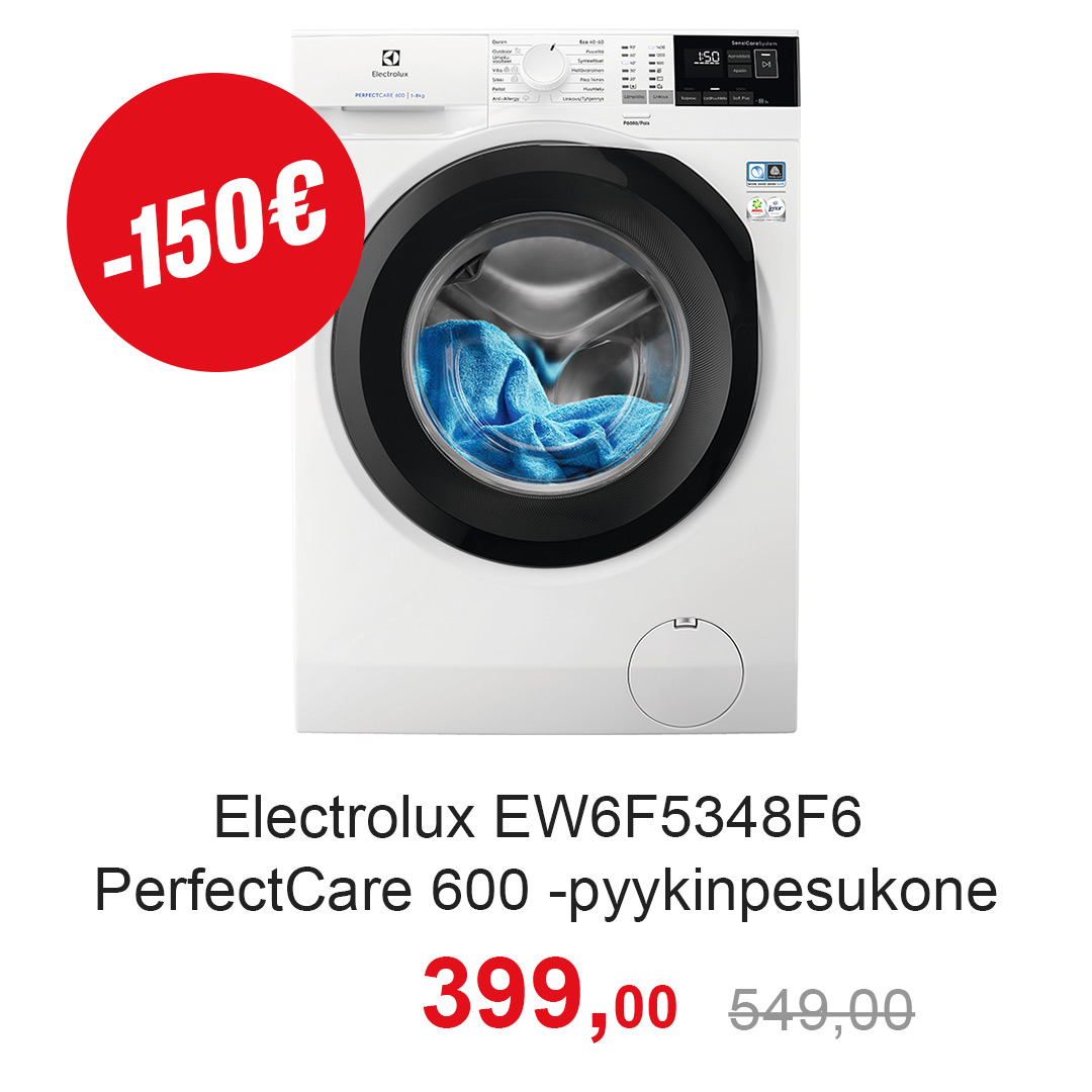 Electrolux EW6F5348F6 PerfectCare 600 -pyykinpesukone