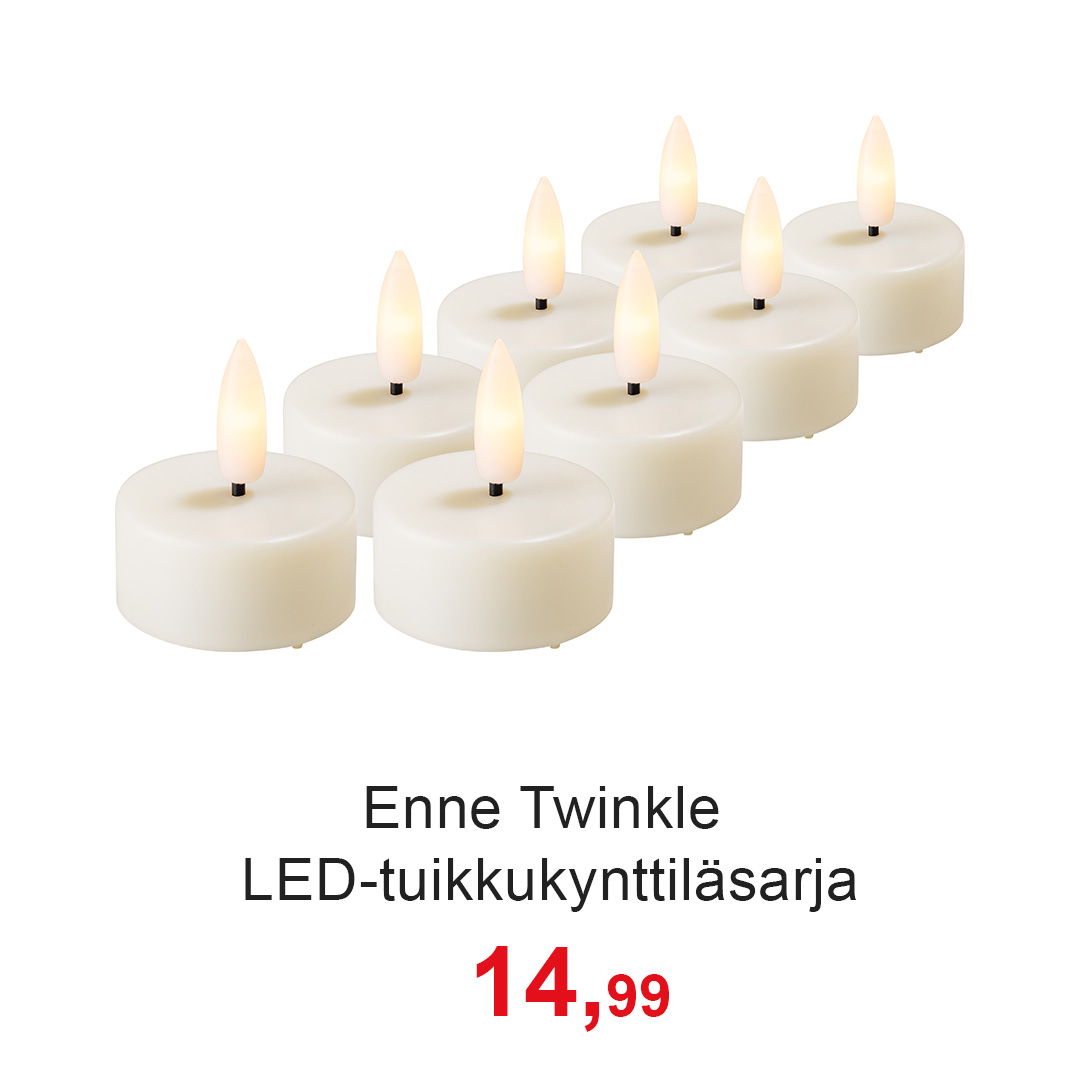 Enne Twinkle LED-tuikkukynttiläsarja