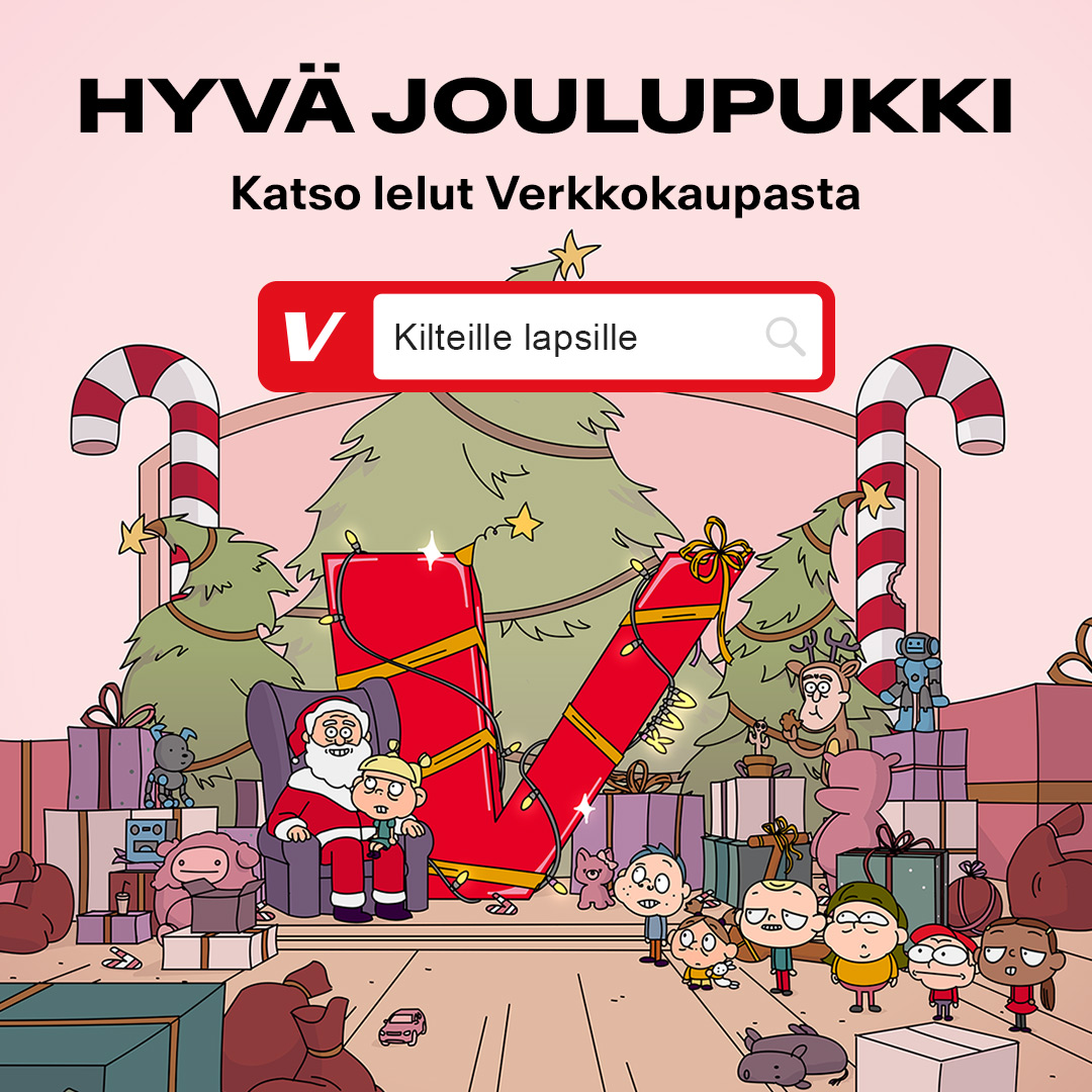 Hyvä joulupukki – Katso lelut Verkkokaupasta