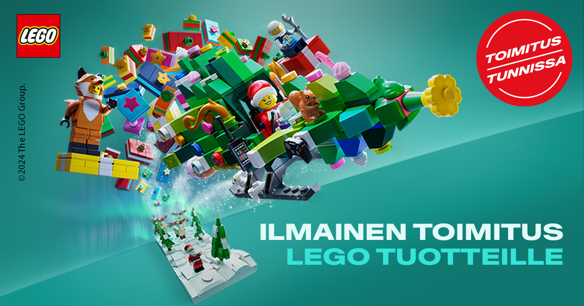 LEGO® ilmainen tunnin toimitus