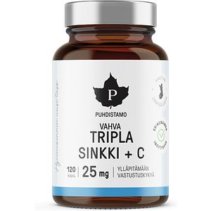 Puhdistamo Tripla Sinkki 25mg, 120kaps