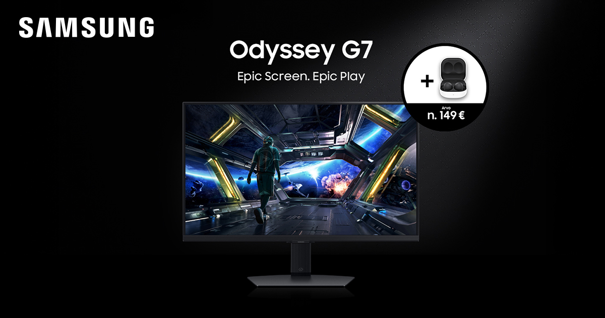 Samsung Odyssey G7 – Epic screen. Epic play.