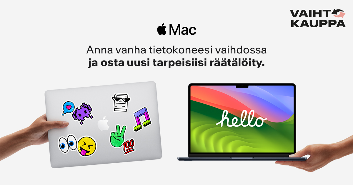 Vaihtokauppa Apple MacBook