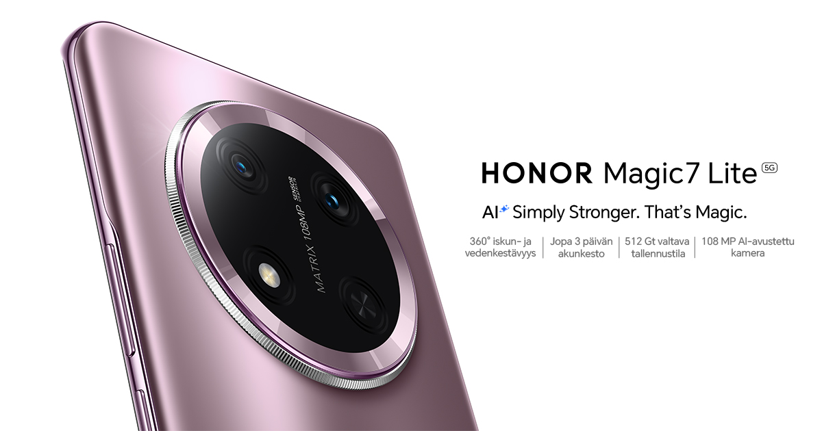 Honor Magic 7 Lite 5G – Simply stronger. That's Magic.