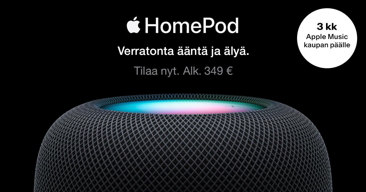 Apple HomePod – Verratonta ääntä ja älyä.