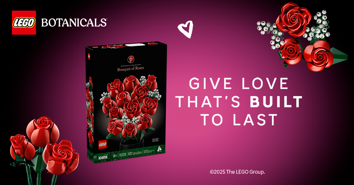 LEGO® Botanicals – Give love that's BUILT to last