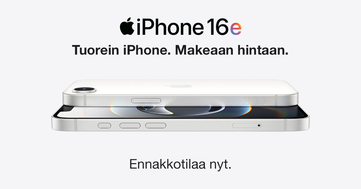 Apple iPhone 16e – Ennakkotilattavissa