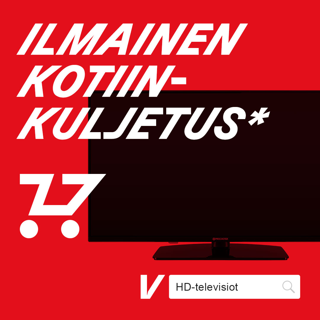 Ilmainen kotiinkuljetus HD-televisioille*