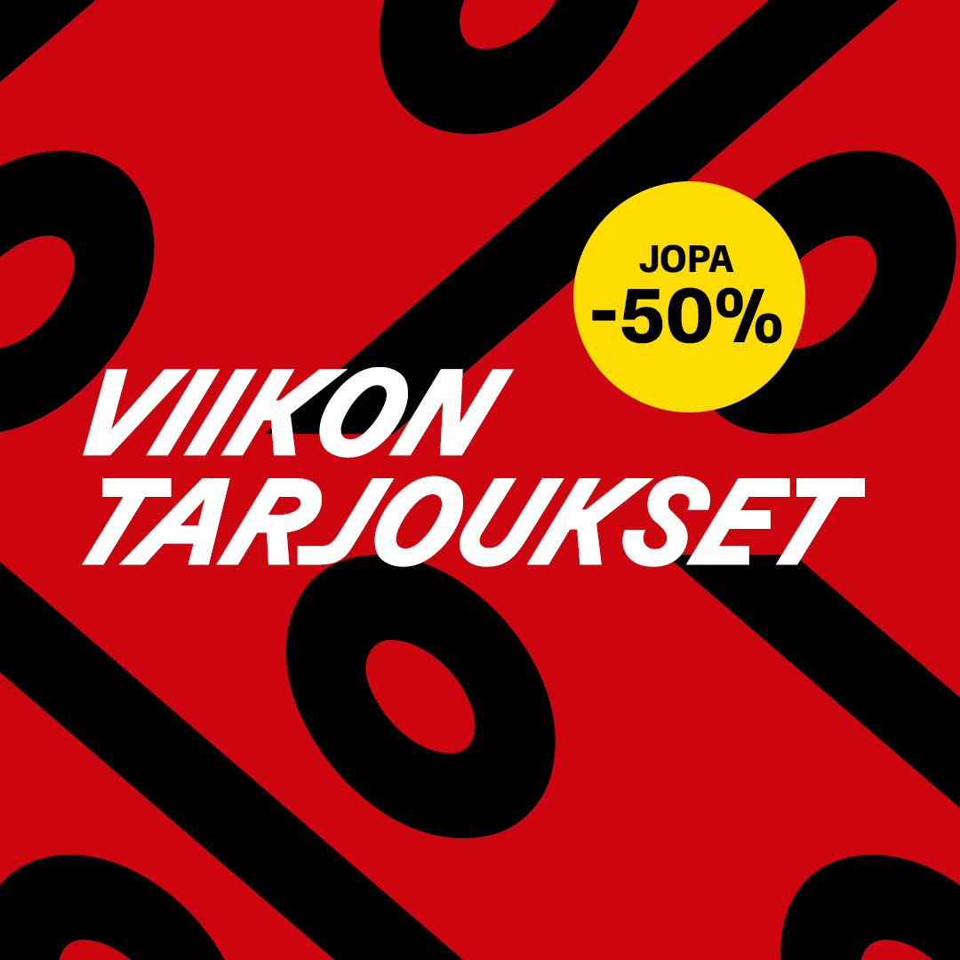 Viikon tarjoukset jopa –50 %