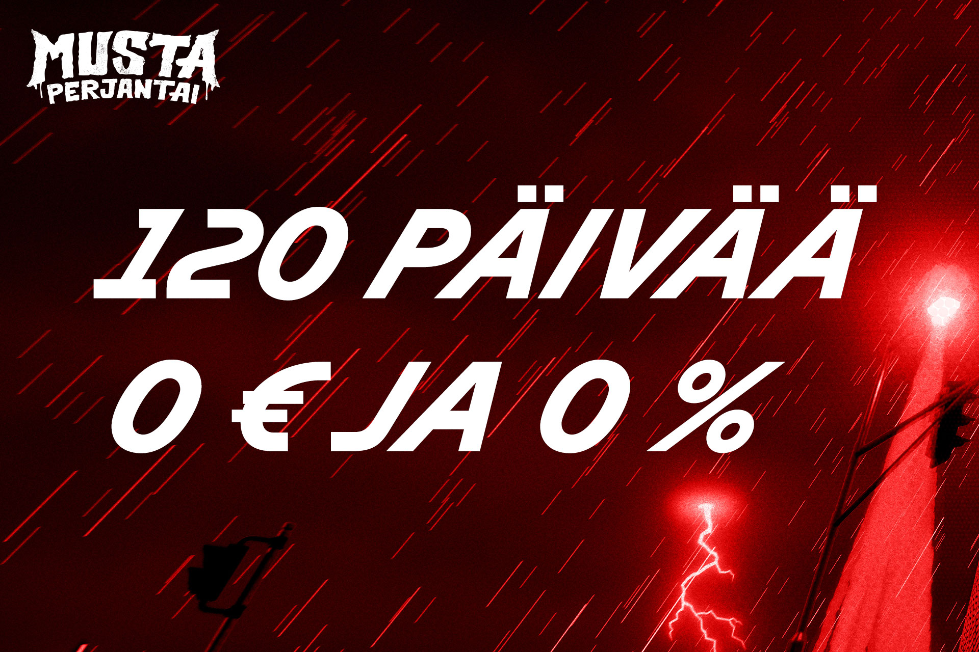 Tili-maksutavalla 120 päivää kulutonta ja korotonta maksuaikaa.