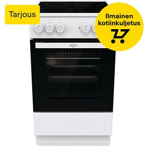 Upo UEC5A20W keraaminen liesi, valkoinen