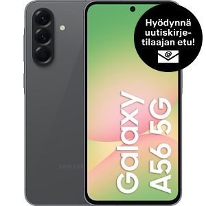 Samsung Galaxy A56 5G puhelin, 128/8 Gt, musta
