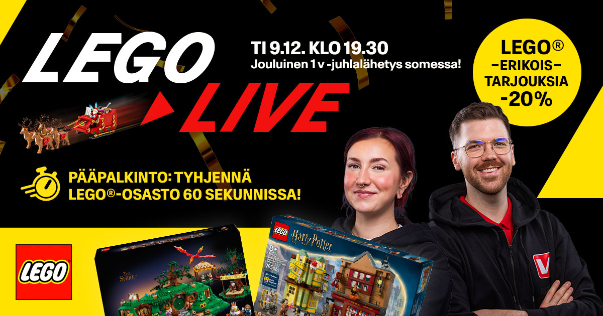 LEGO LIVE 1 v -juhlalähetys ✨🎬 Rakennuspalikat jouluun!