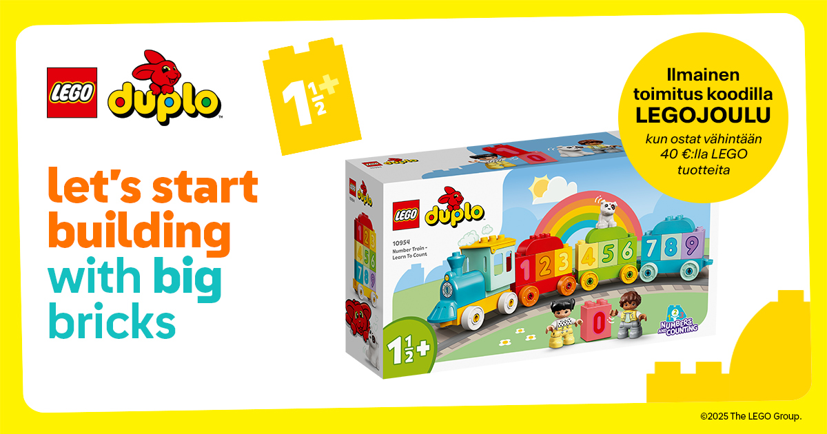LEGO® – let's start building with big bricks