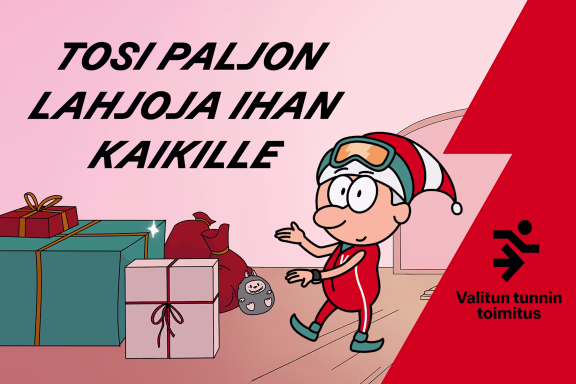 Tosi paljon lahjoja ihan kaikille