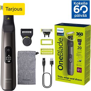 Philips OneBlade Pro 360 Face & Body QP6552/15 parta- ja vartalotrimmeri