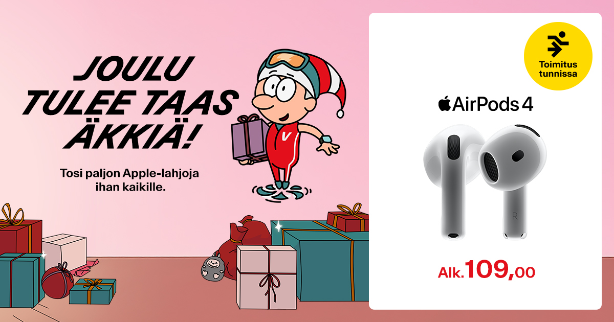 Apple AirPods 4 -nappikuulokkeet