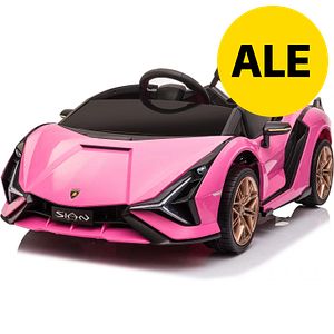 Lamborghini Sian 12V lasten sähköauto, pinkki
