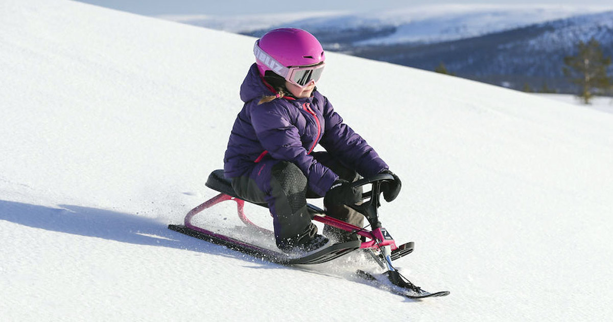 Hurjastele pulkkamäessä