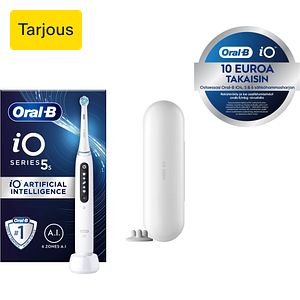 Oral-B iO Series 5s -sähköhammasharja, valkoinen