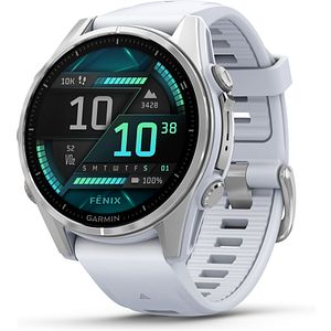 Garmin Fenix 8 -urheilukello, 43 mm, valkoinen