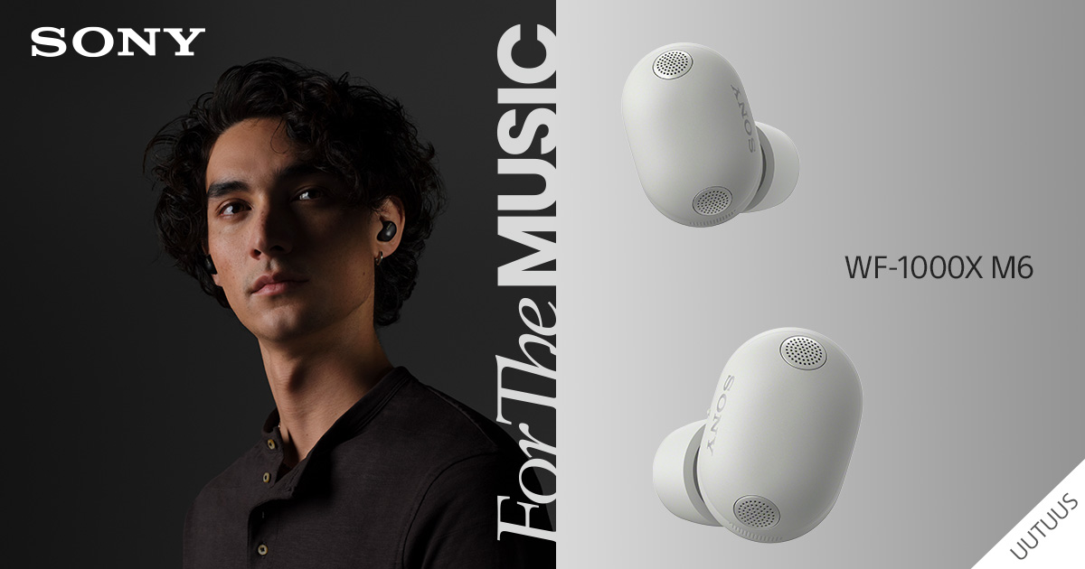 Sony WF-1000XM6 langattomat vastamelunappikuulokkeet