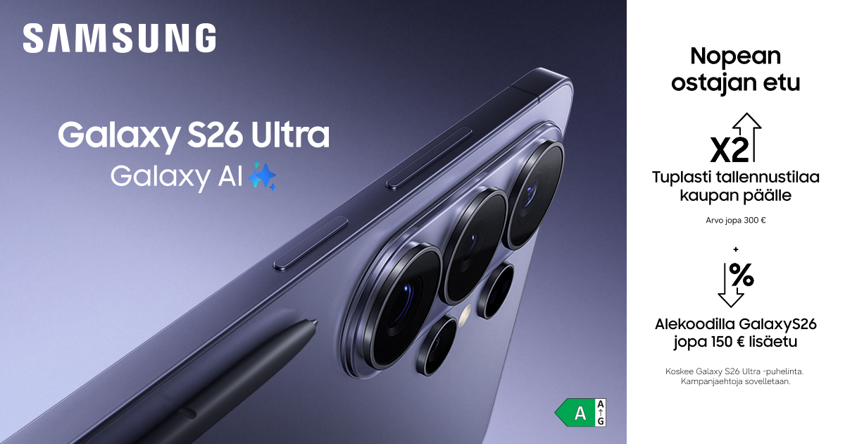 Samsung Galaxy S26 -sarja – nopean ostajan etu