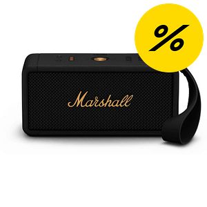 Marshall Middleton -Bluetooth-kaiutin, musta/messinki