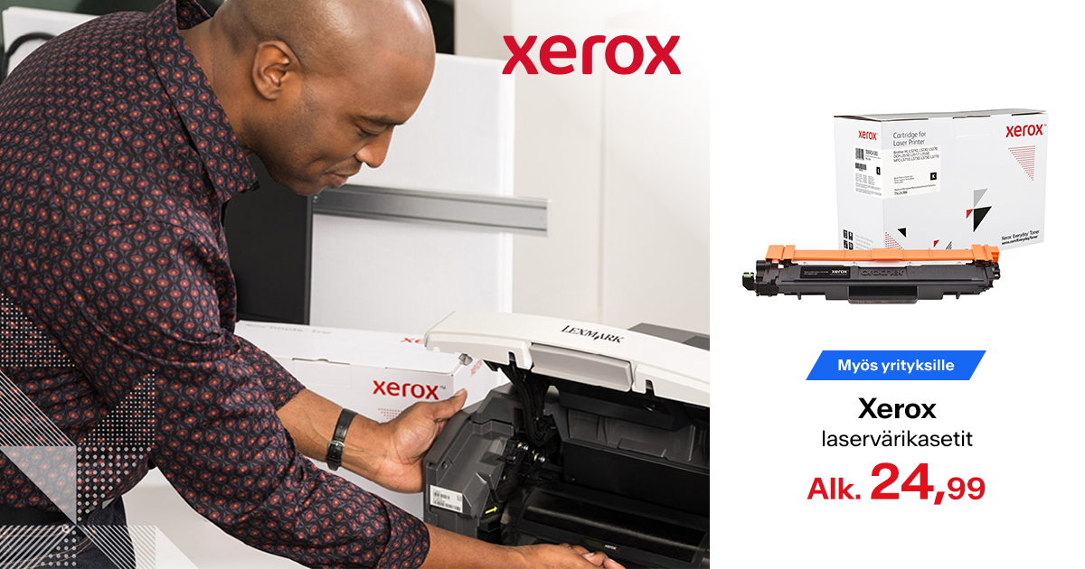 Xerox-laservärikasetit alk. 24,99 €