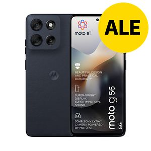 Motorola G56 puhelin, 256/8 Gt, Black Oyster
