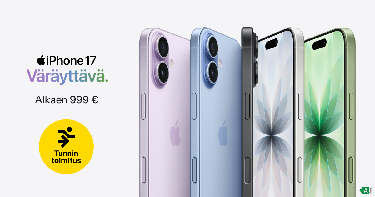 iPhone 17 – Väräyttävä. Alkaen 999 €