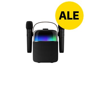 ProCaster Upbeat karaokekaiutin kahdella mikrofonilla