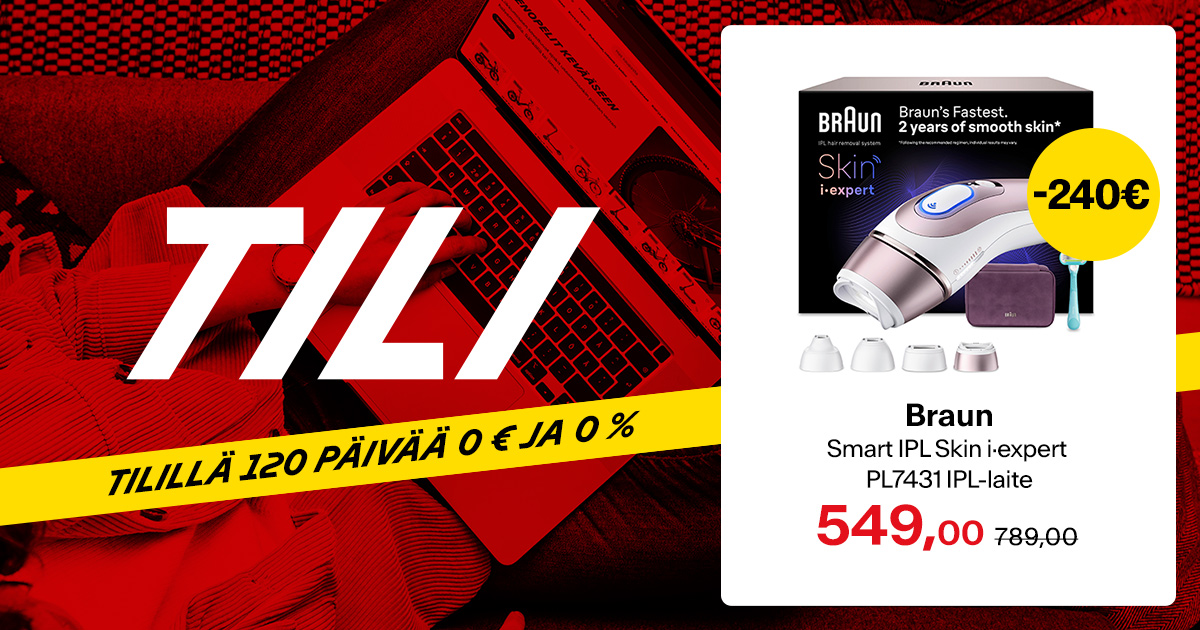 Braun Smart IPL Skin i·expert PL7431 IPL-laite -240€