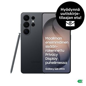 Samsung Galaxy S26 Ultra 5G puhelin, 256/12 Gt, musta