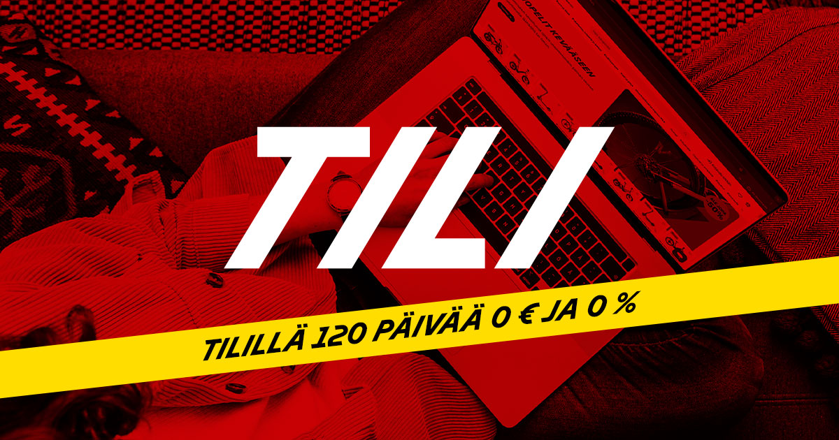 Tili – 120 päivää kulutonta ja korotonta maksuaikaa kaikille ostoksille