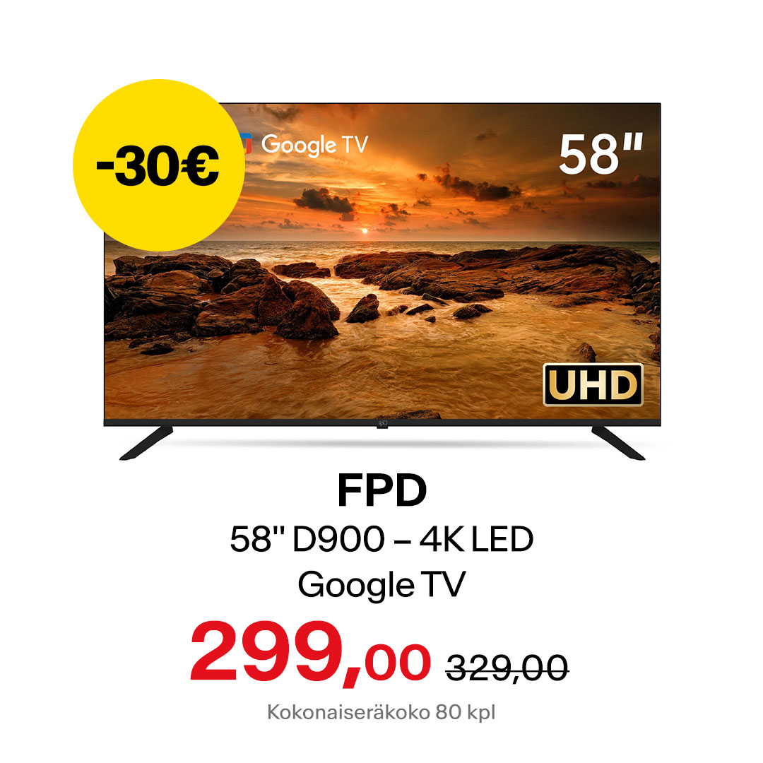FPD 58" D900 – 4K LED Google TV