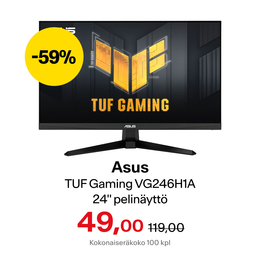 Asus TUF Gaming VG246H1A 24" pelinäyttö