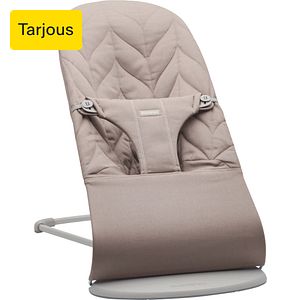 BabyBjörn Bliss Woven -sitteri, sand grey, lehtikuvioitu