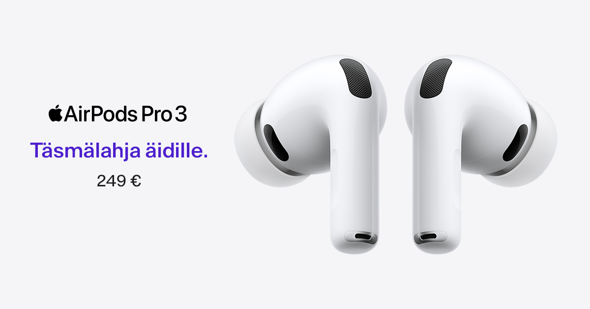 Apple AirPods Pro 3 – Täsmälahja äidille.