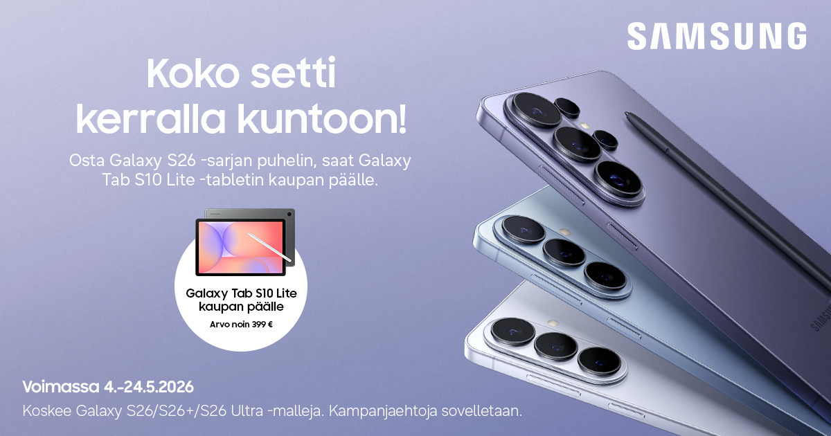 Koko setti kerralla kuntoon!