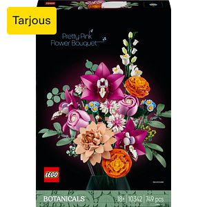 LEGO Botanicals 10342 – Kaunis vaaleanpunainen kukkakimppu
