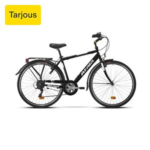 Atala Boston Man 28" polkupyörä, 6-vaihteinen, mattamusta